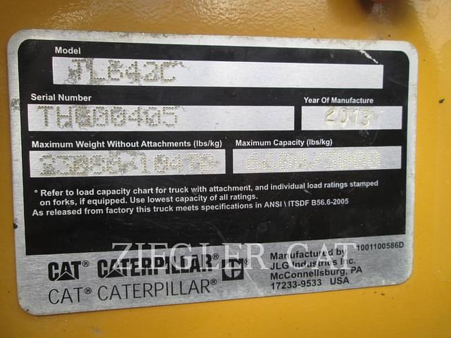 Image of Caterpillar TL642C equipment image 4