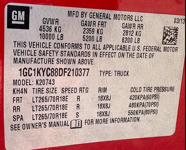 Image of Chevrolet 2500HD equipment image 2