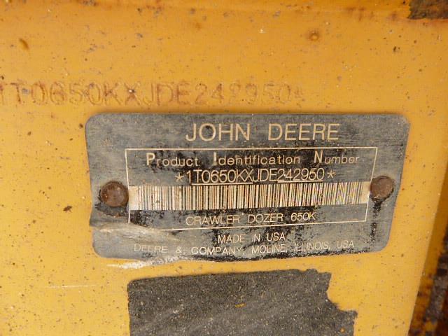 Image of John Deere 650K LGP equipment image 4