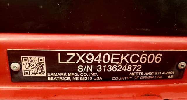 Image of Exmark LZX940EKC606 equipment image 2