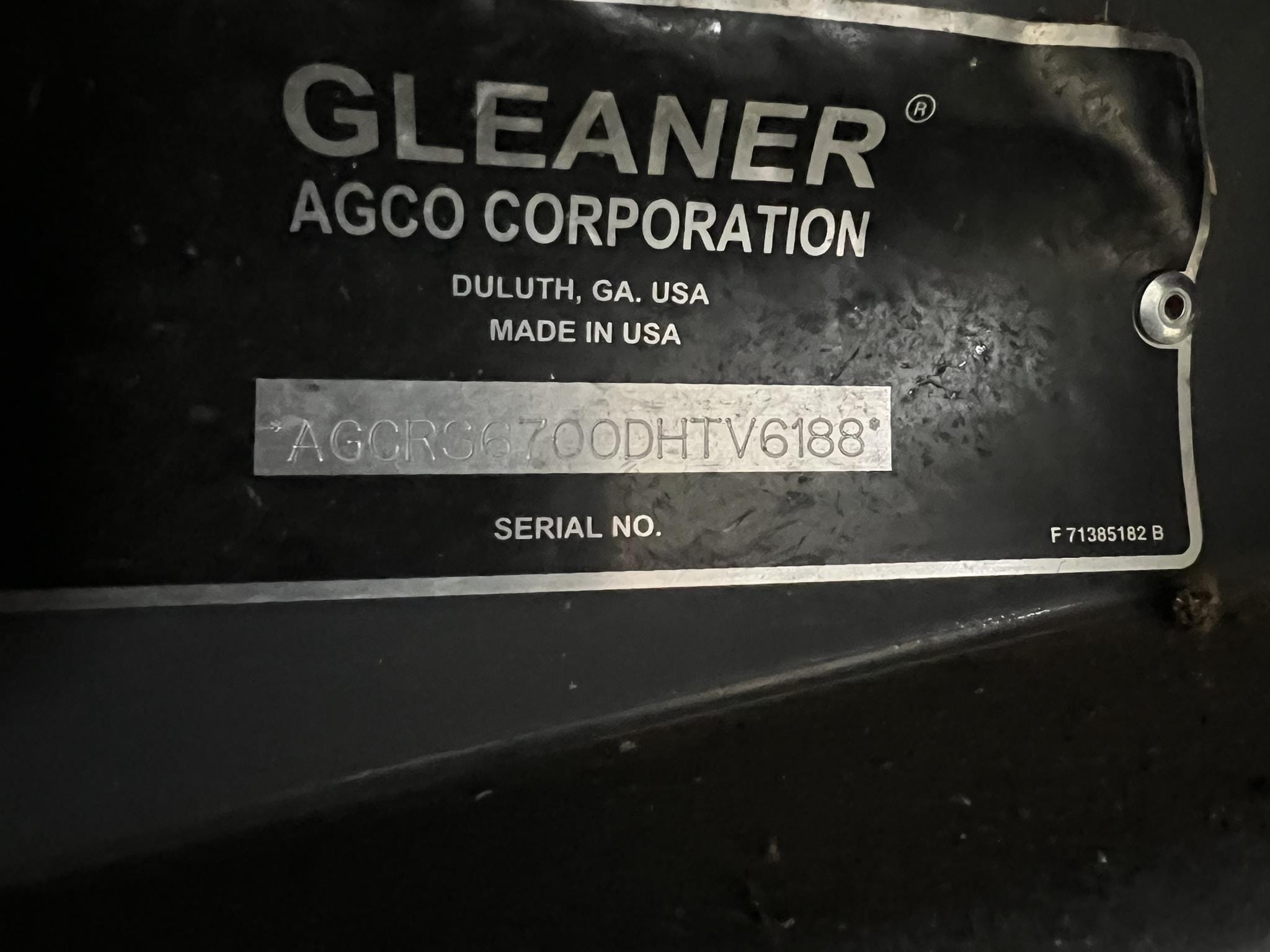 2013 Gleaner S67 Equipment Image0