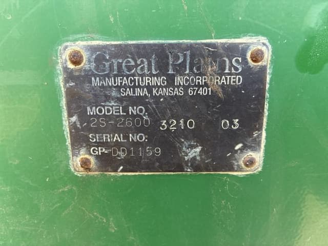 Image of Great Plains 2S-2600 equipment image 3