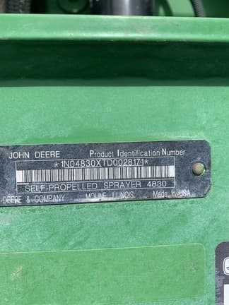 Image of John Deere 4830 equipment image 3