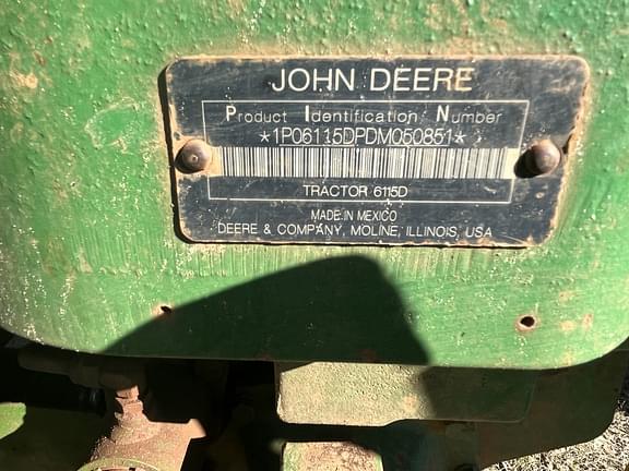 Image of John Deere 6115D equipment image 1