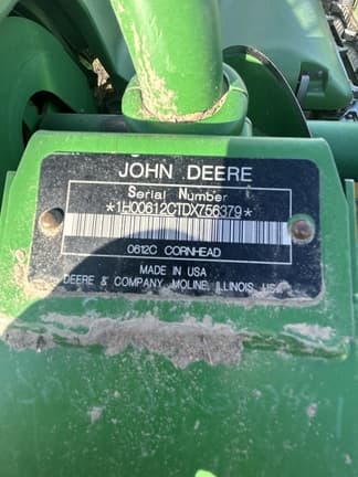 Image of John Deere 612C equipment image 1