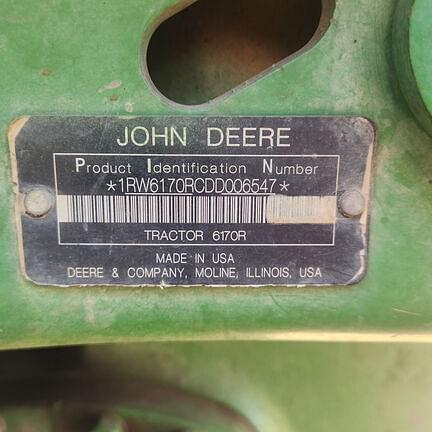 Image of John Deere 6170R equipment image 4