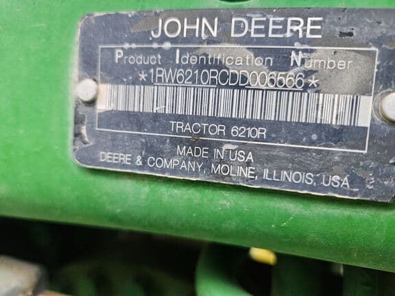 Image of John Deere 6210R equipment image 4