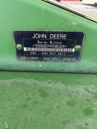 Image of John Deere 635 equipment image 3