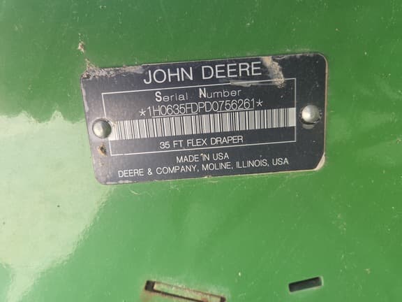 Image of John Deere 635FD equipment image 4
