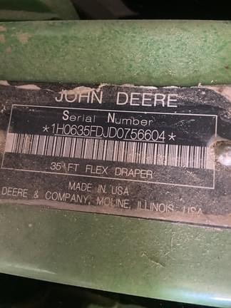 Image of John Deere 635FD equipment image 2