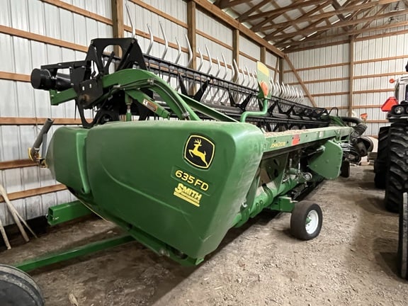 SOLD - 2013 John Deere 635FD Stock No. A389631A Harvesting with 35 ft ...