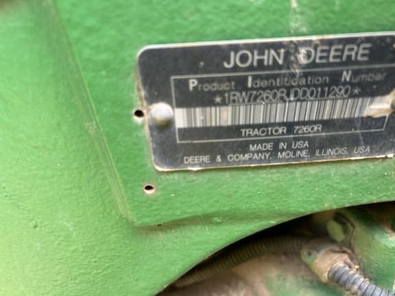 Image of John Deere 7260R equipment image 1