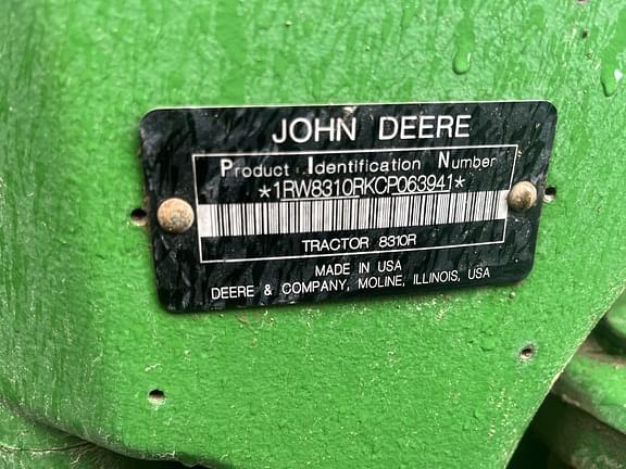 Image of John Deere 8310R equipment image 2