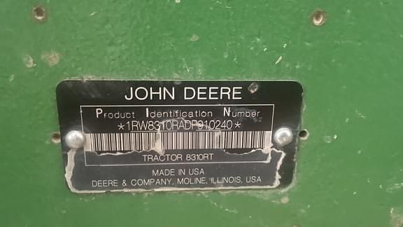 Image of John Deere 8310RT equipment image 3