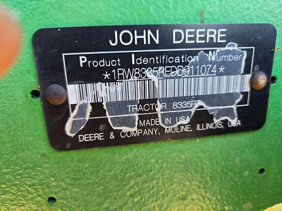 Image of John Deere 8335RT equipment image 4