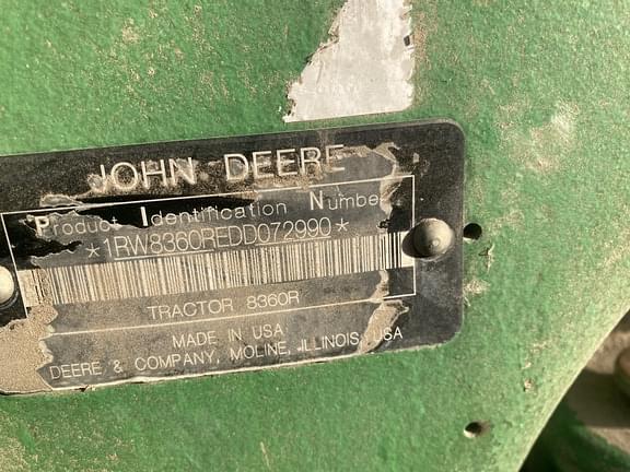 Image of John Deere 8360R equipment image 4