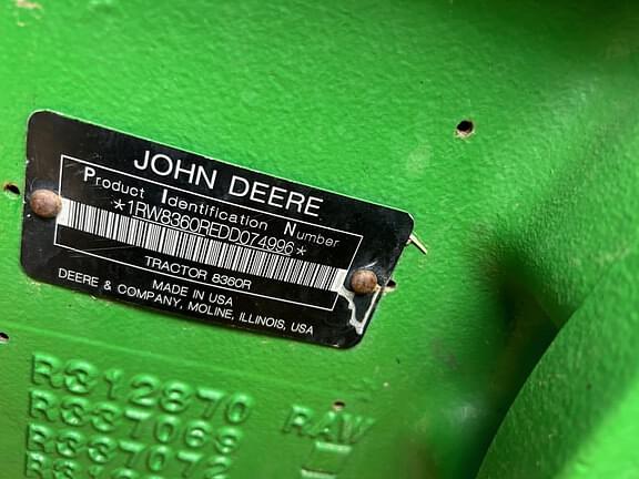 Image of John Deere 8360R equipment image 4