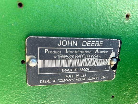 Image of John Deere 8360RT equipment image 4