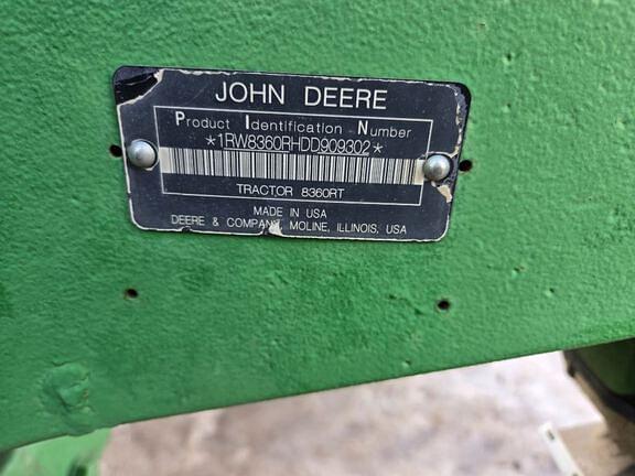 Image of John Deere 8360RT equipment image 4