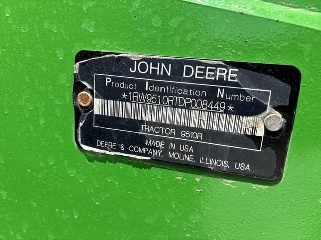 Image of John Deere 9510R equipment image 1