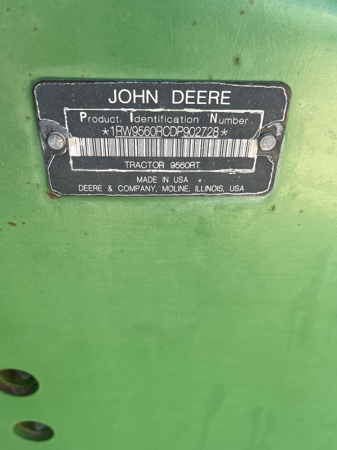 Image of John Deere 9560RT Image 1