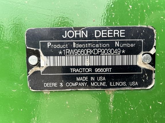 Image of John Deere 9560RT equipment image 4