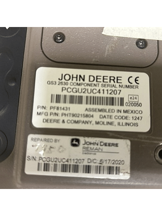 Image of John Deere GreenStar 2630 equipment image 3