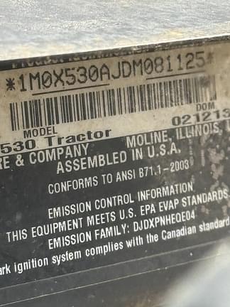 Image of John Deere X530 equipment image 1