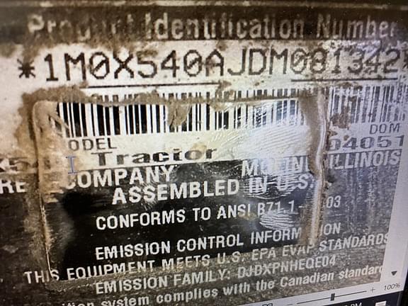 Image of John Deere X540 equipment image 4