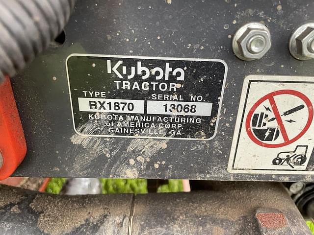 Image of Kubota BX1870 equipment image 4