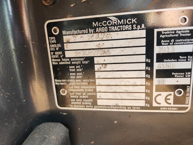 Image of McCormick MTX135 equipment image 4