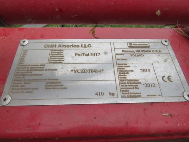 Image of New Holland ProTed 3417 equipment image 4