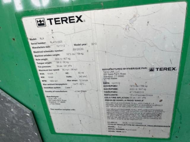 Image of Terex RL4 equipment image 3
