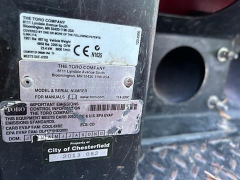 Image of Toro Workman 3200 equipment image 2