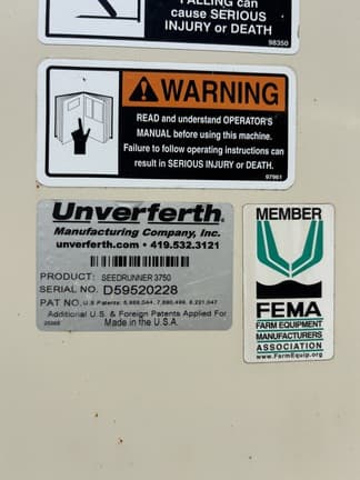 Image of Unverferth 3750 equipment image 1
