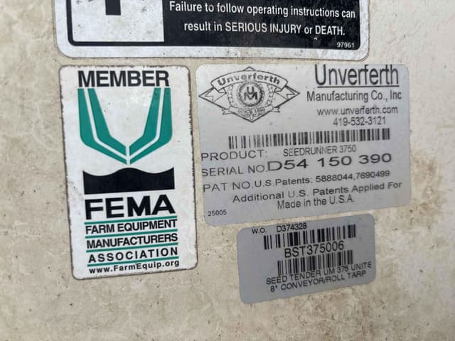 Image of Unverferth 3750 equipment image 1