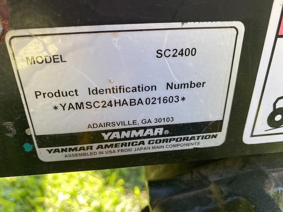 Image of Yanmar Sc2400 equipment image 1