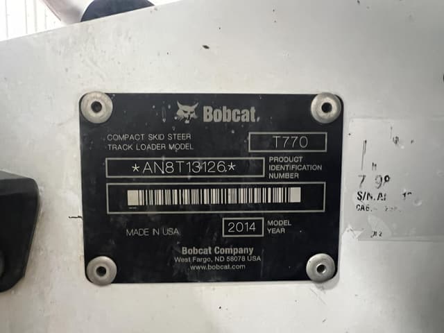 Image of Bobcat T770 equipment image 4