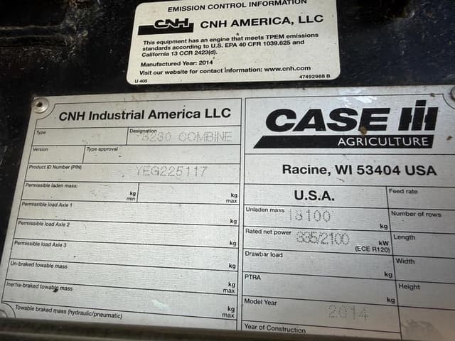 Image of Case IH 8230 equipment image 1