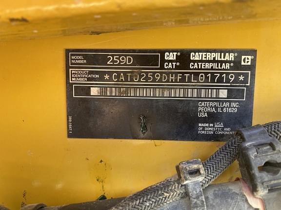 Image of Caterpillar 259D equipment image 3