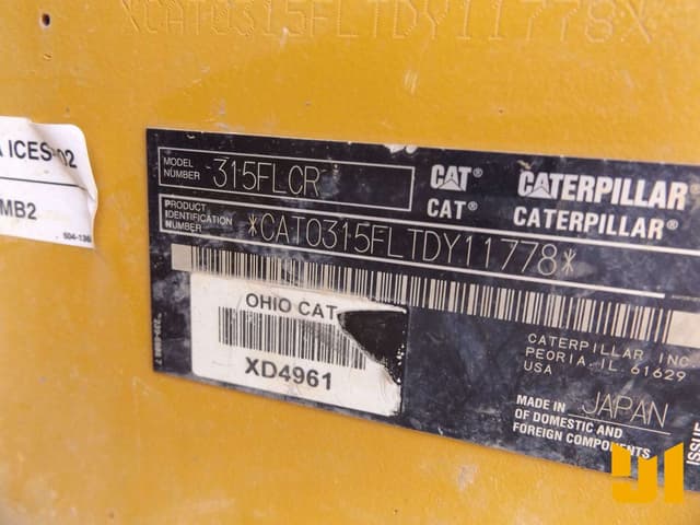 Image of Caterpillar 315 equipment image 1