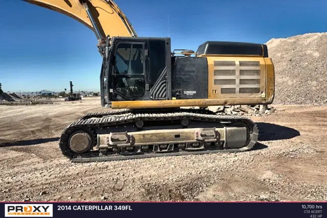 Image of Caterpillar 349FL equipment image 1