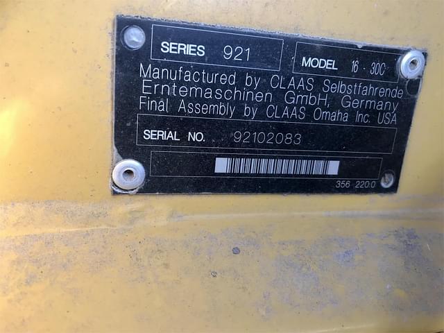 Image of CLAAS 16-30C equipment image 2