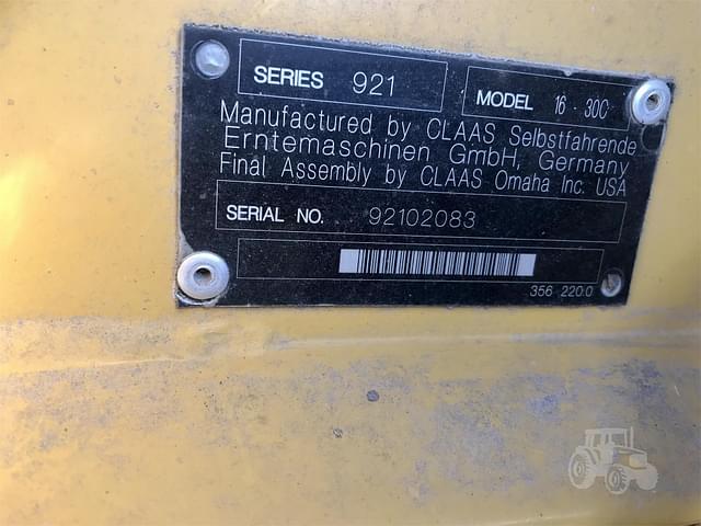 Image of CLAAS 16-30C equipment image 2