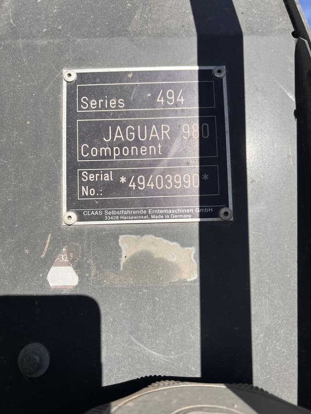 Image of CLAAS Jaguar 980 equipment image 4