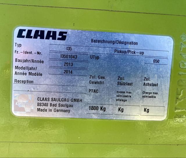 Image of CLAAS PU380 Pro equipment image 1