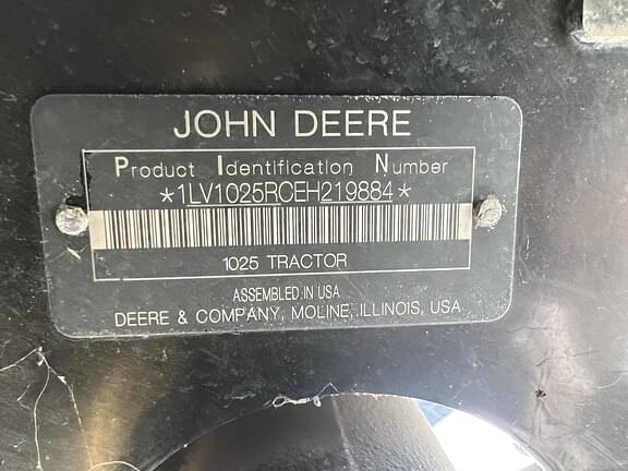 Image of John Deere 1025R equipment image 4