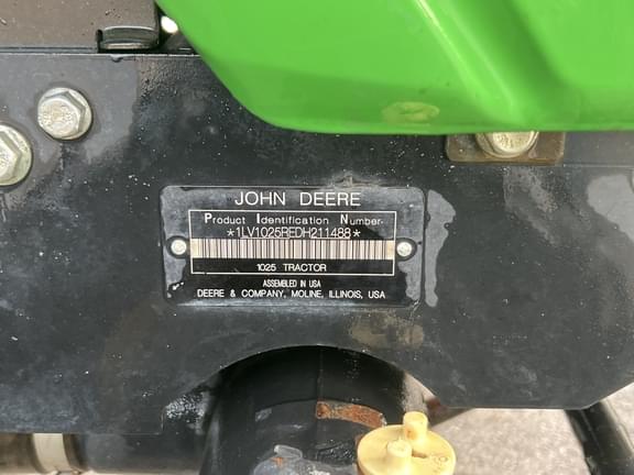 Image of John Deere 1025R equipment image 1