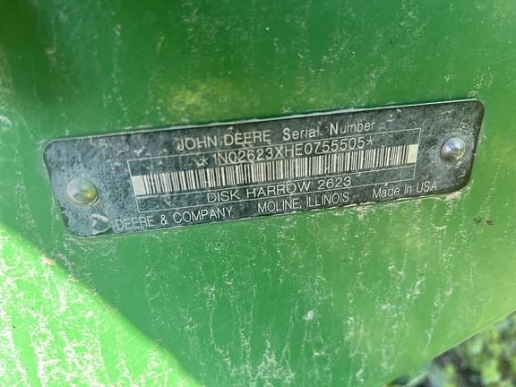 Image of John Deere 2623 equipment image 1