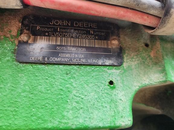 Image of John Deere 5075E equipment image 4